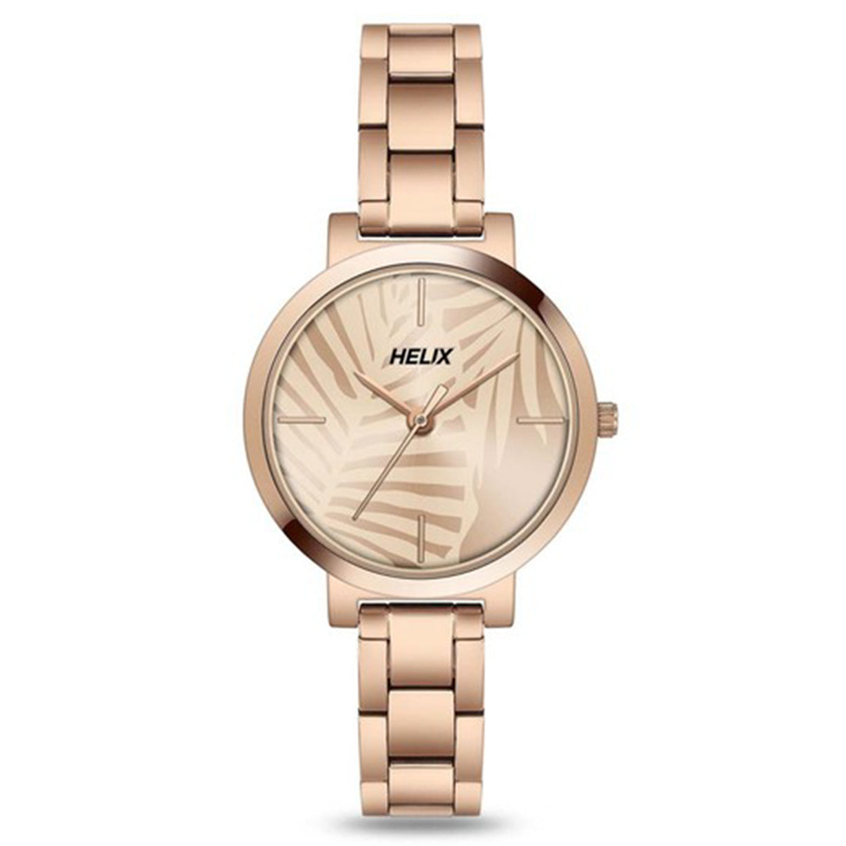 Helix Women Rose Gold Stainless Steel