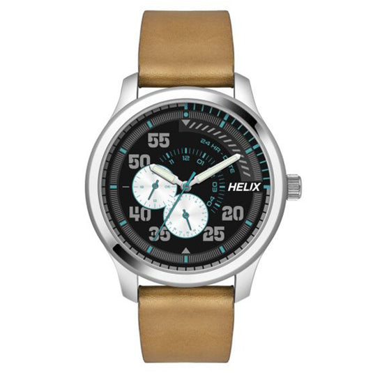 Helix Hustlers Brown Leather Strap