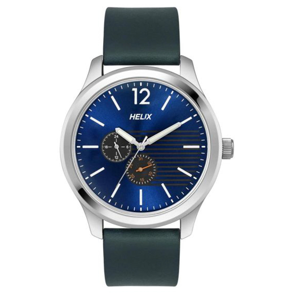 Buy HELIX Mens Deep Blue Dial Stainless Steel Analogue Watch - TW018HG10 |  Shoppers Stop