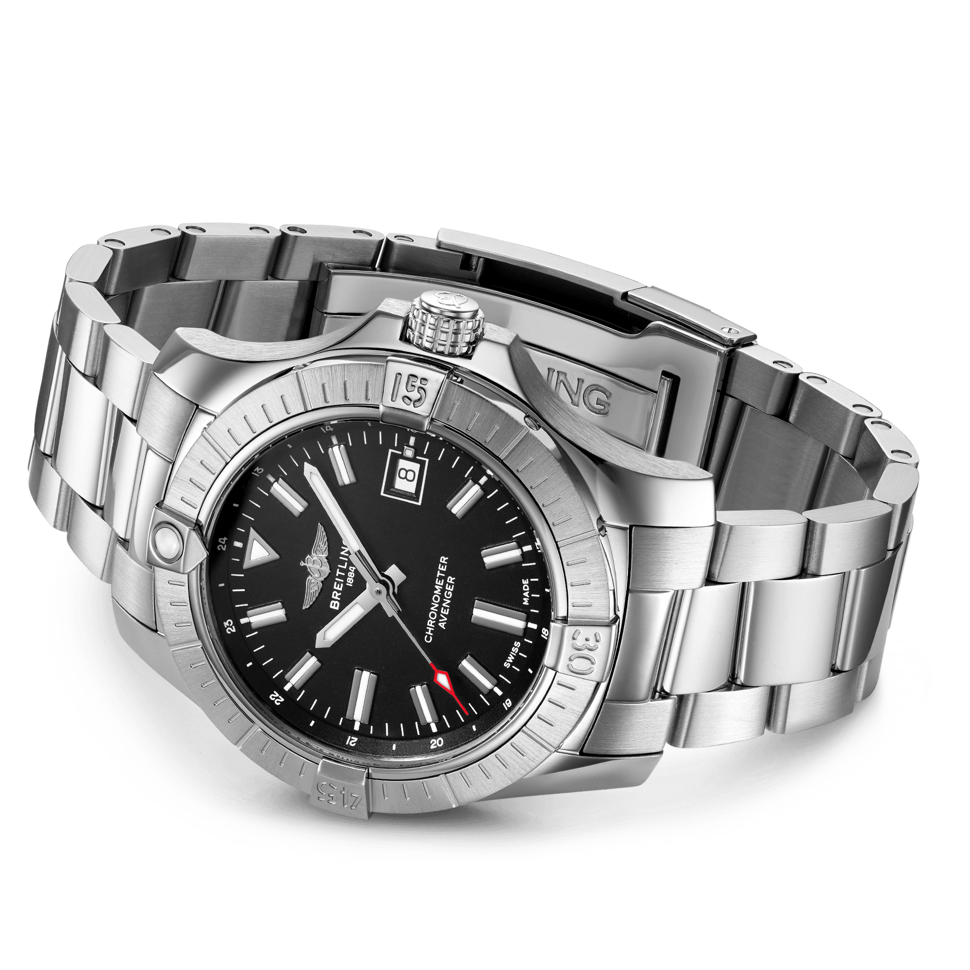 Avenger Automatic 43 black & Silver