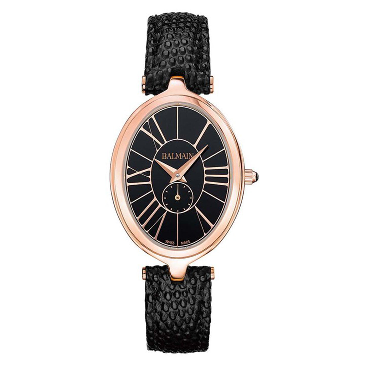 Balmain Haute Elegance Oval  Black Dial Women 31.7mm