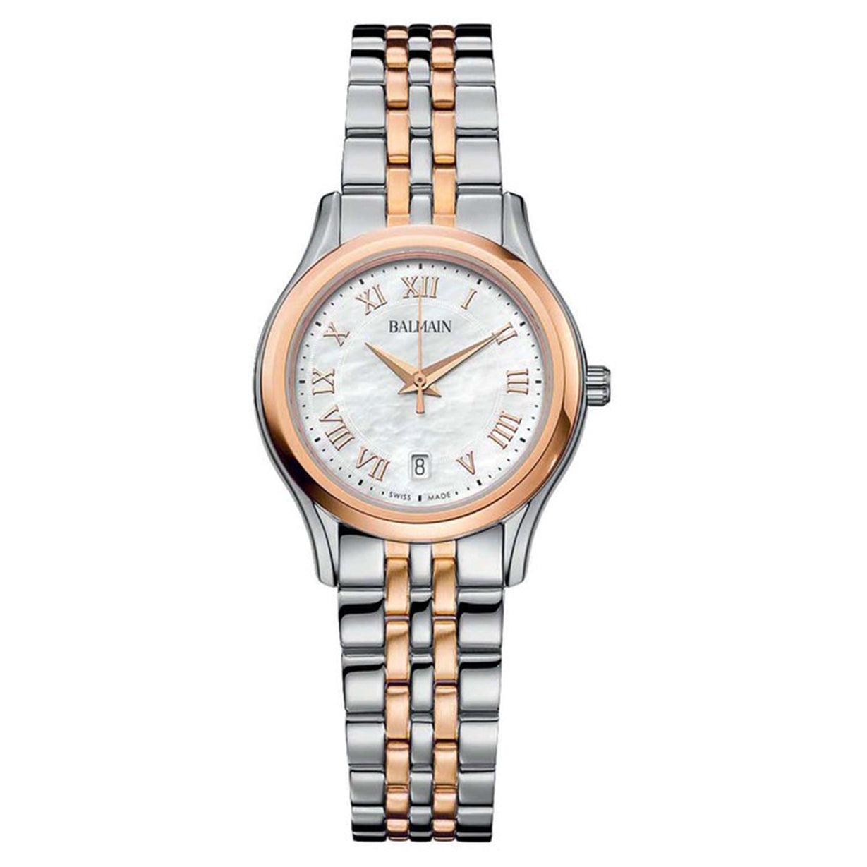 Balmain Beleganza Lady II White Mother Of Pearl Dial Women 27.5mm