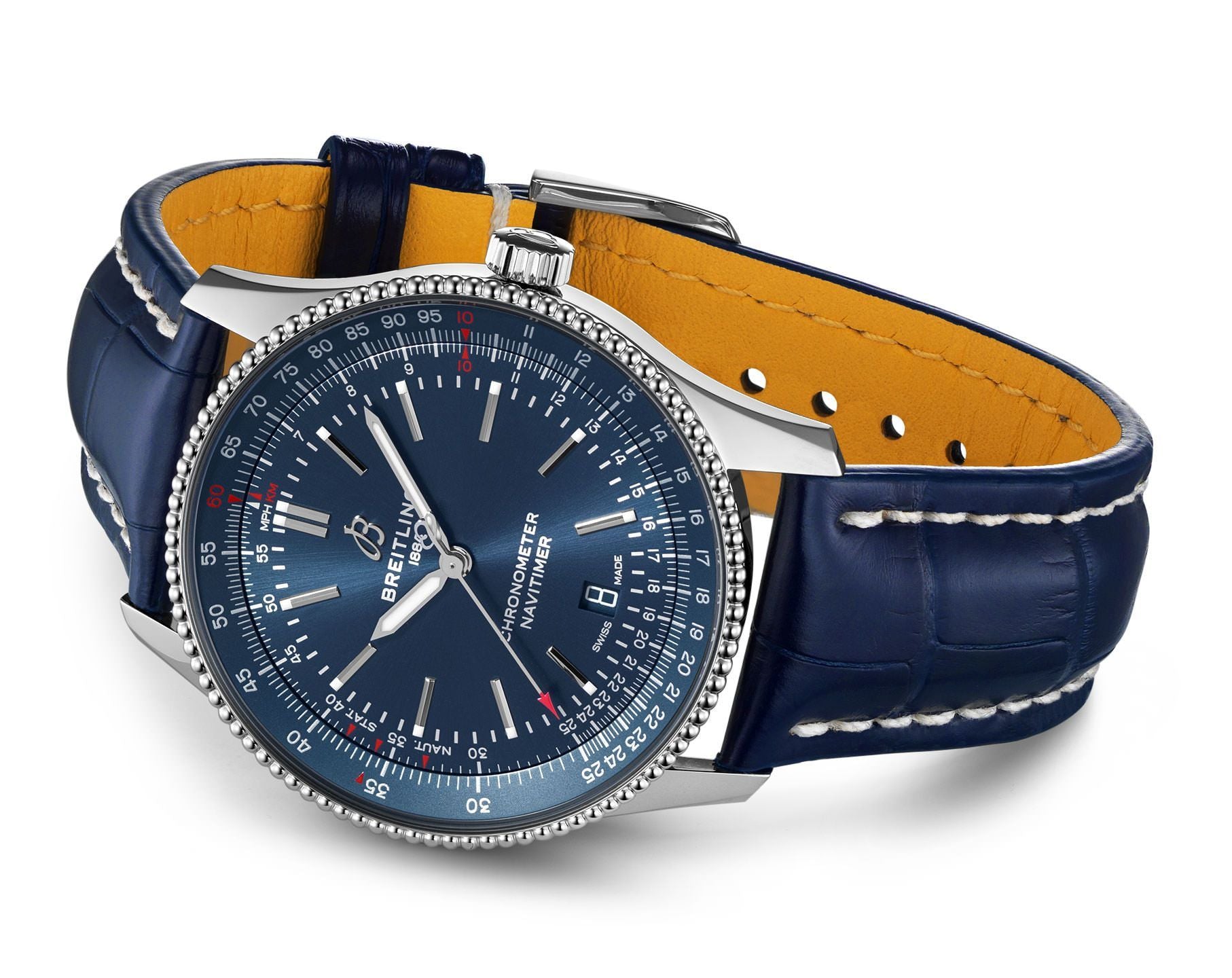 Navitimer Automatic 41 Blue Leather