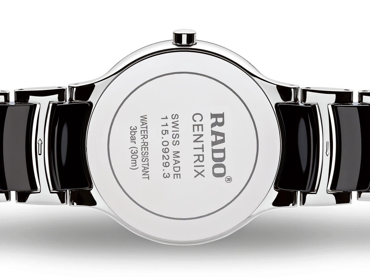 Centrix Jlabels Rado Centrix Black Dial Unisex 38mm