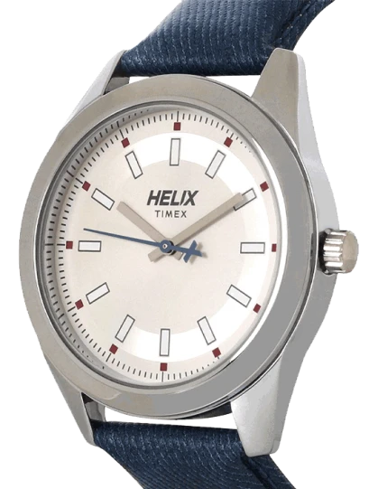 Helix Men White & Silver Dial 