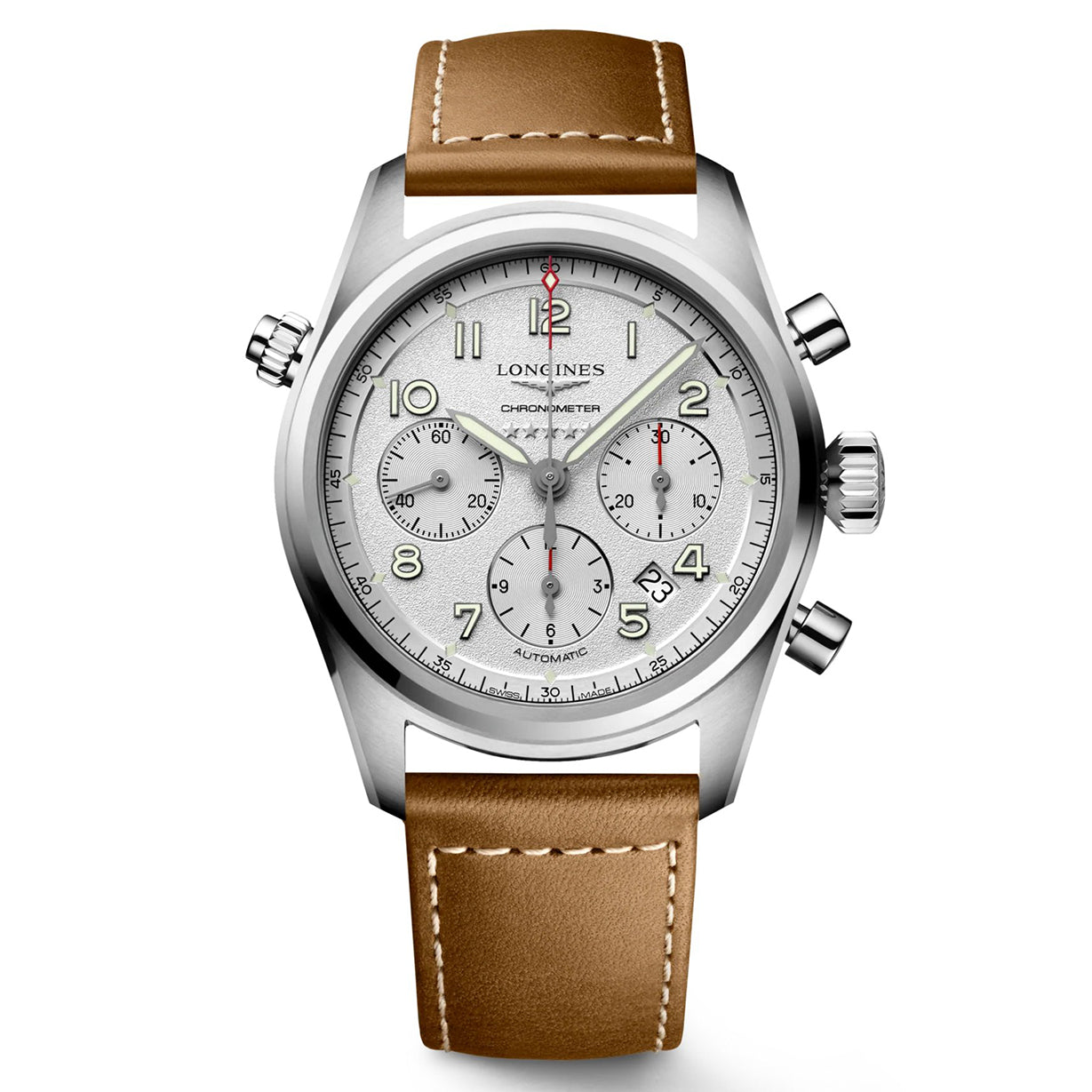 Longines Spirit Silver dial Men 42mm