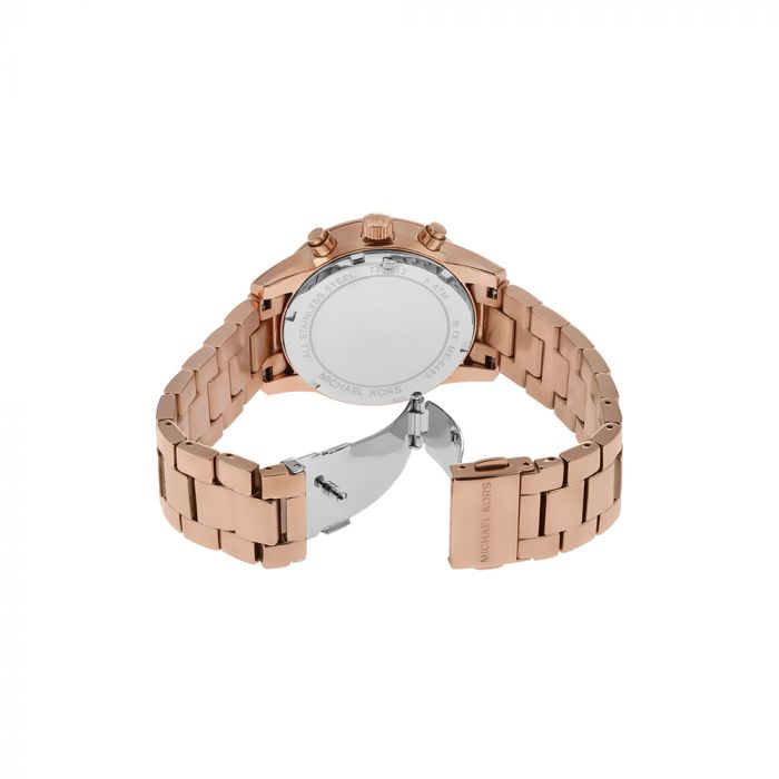 Ritz Rose Gold Stainless Steel Strap