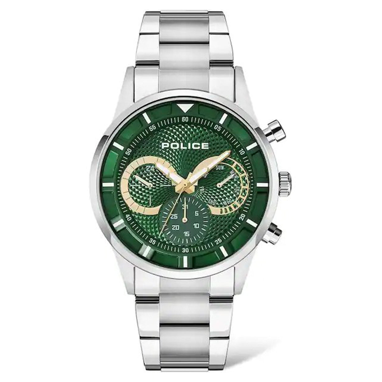 Police Green Dial