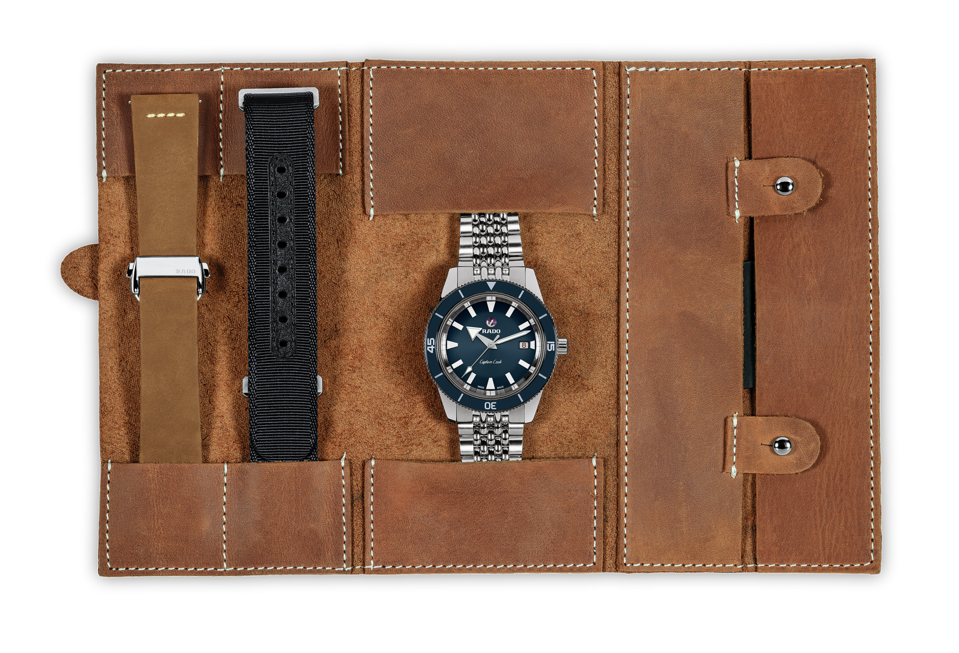 Captain Cook Automatic Blue & Silver