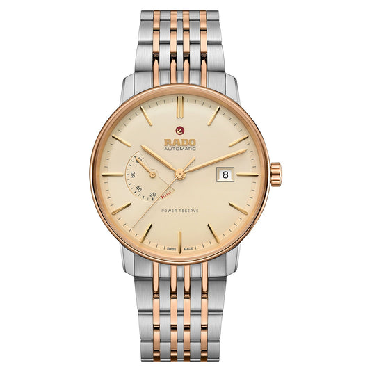 Coupole Classic Automatic Power Reserve Silver & Rose Gold