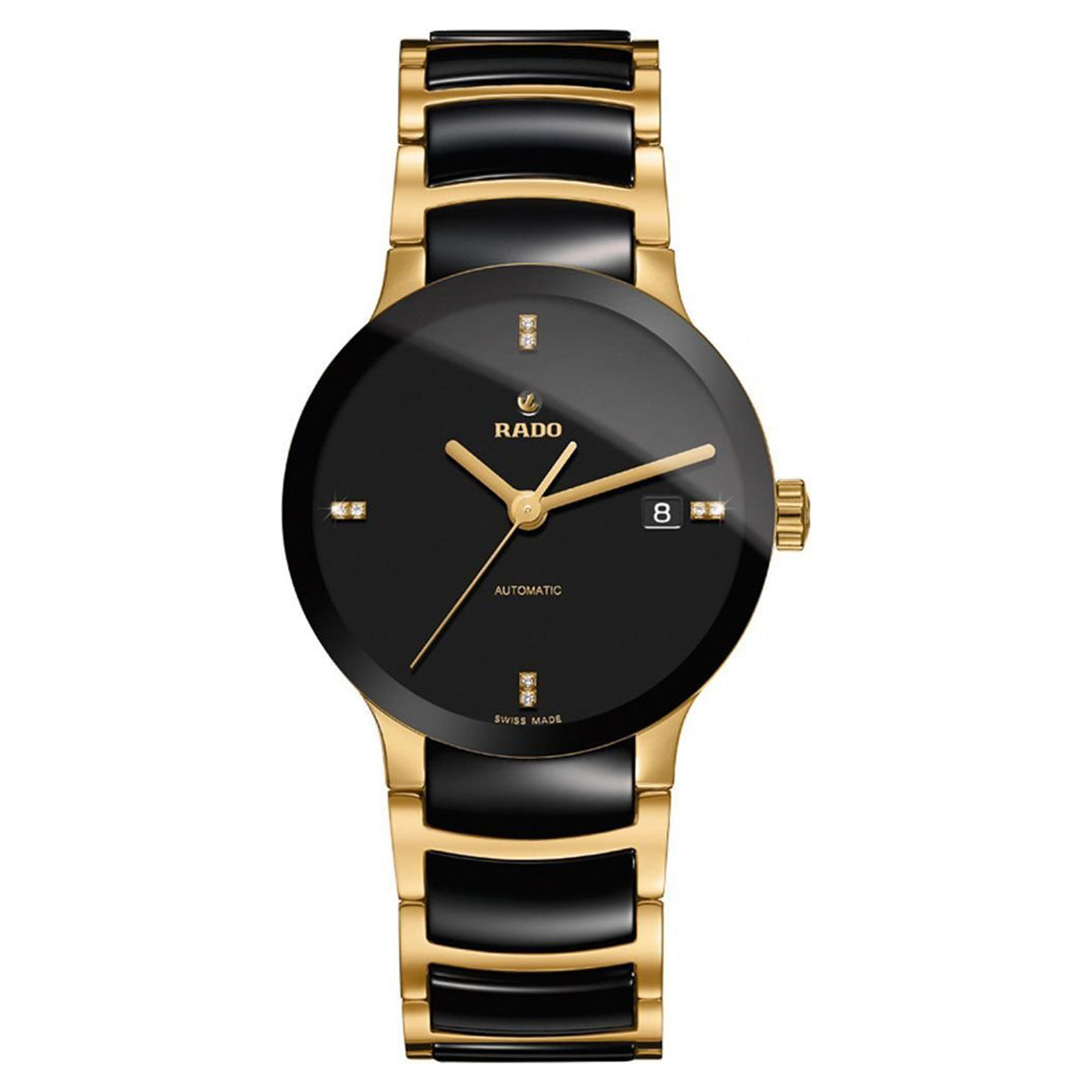 Rado Centrix Black Dial Unisex 38mm