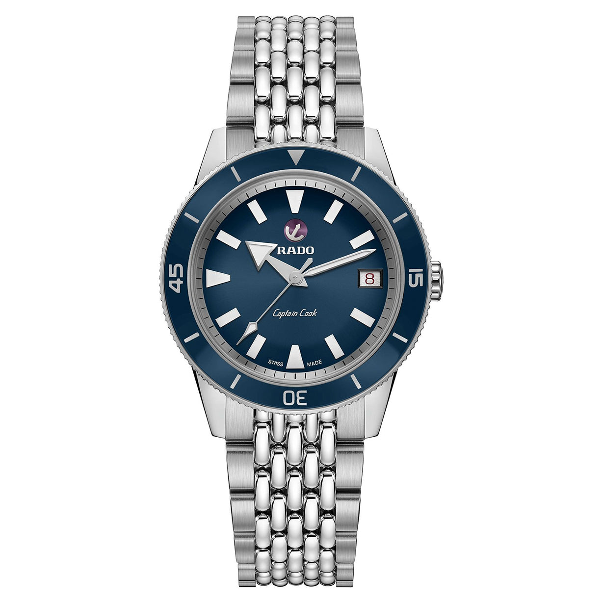 Rado Captain Cook Blue Dial Unisex 37mm