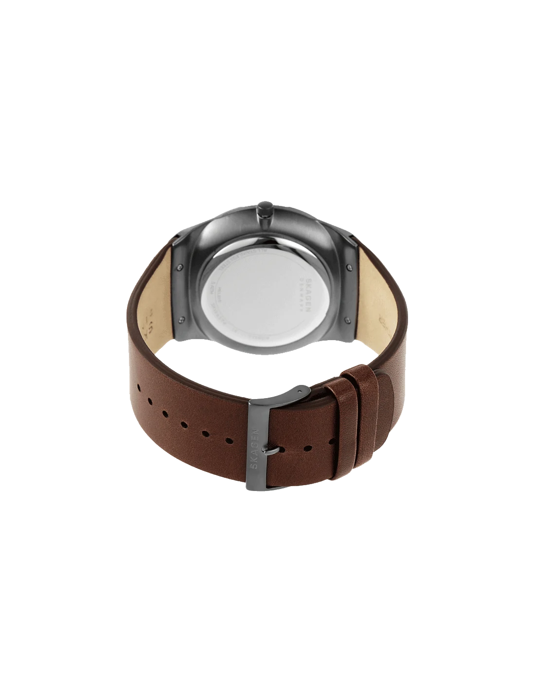 Melbye Navy Dial Brown Leather Strap