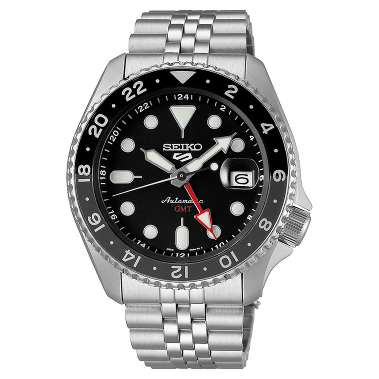 Seiko 5 Sports Black Grape Black Dial Men 42.5mm