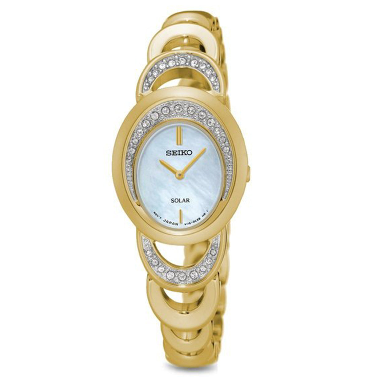 Seiko Solar Mother Of Pearl Dial Women 22.9mm