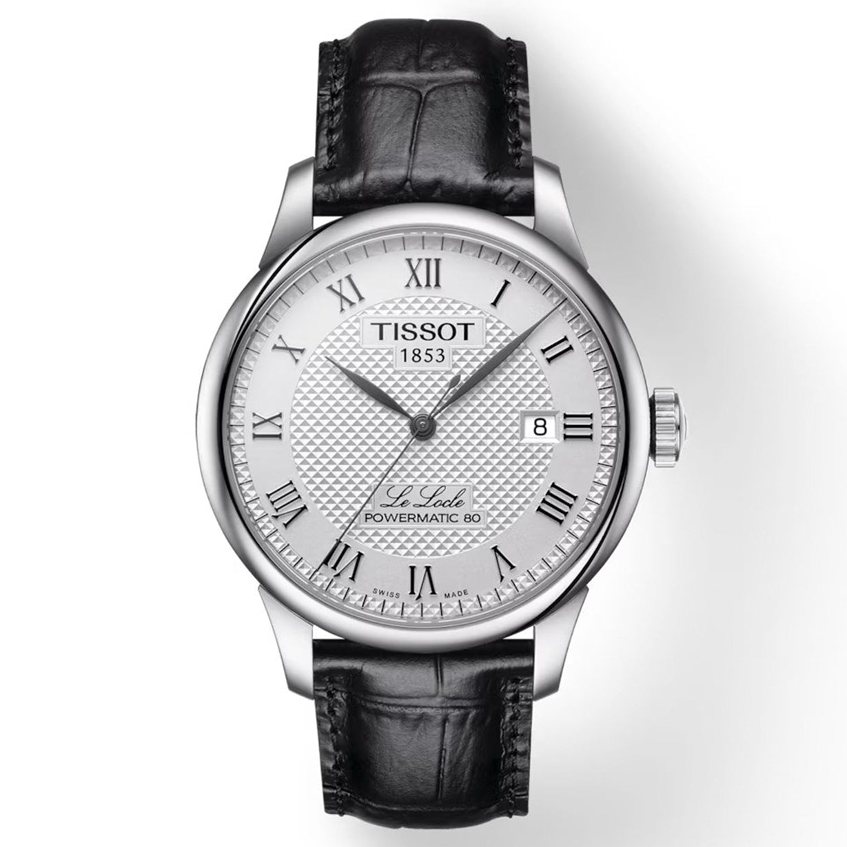 T-Classic Le Locle Powermatic 80 Black Leather