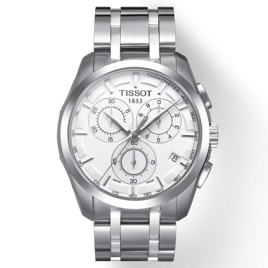 T-Classic Couturier chronograph Grey Stainless Steel