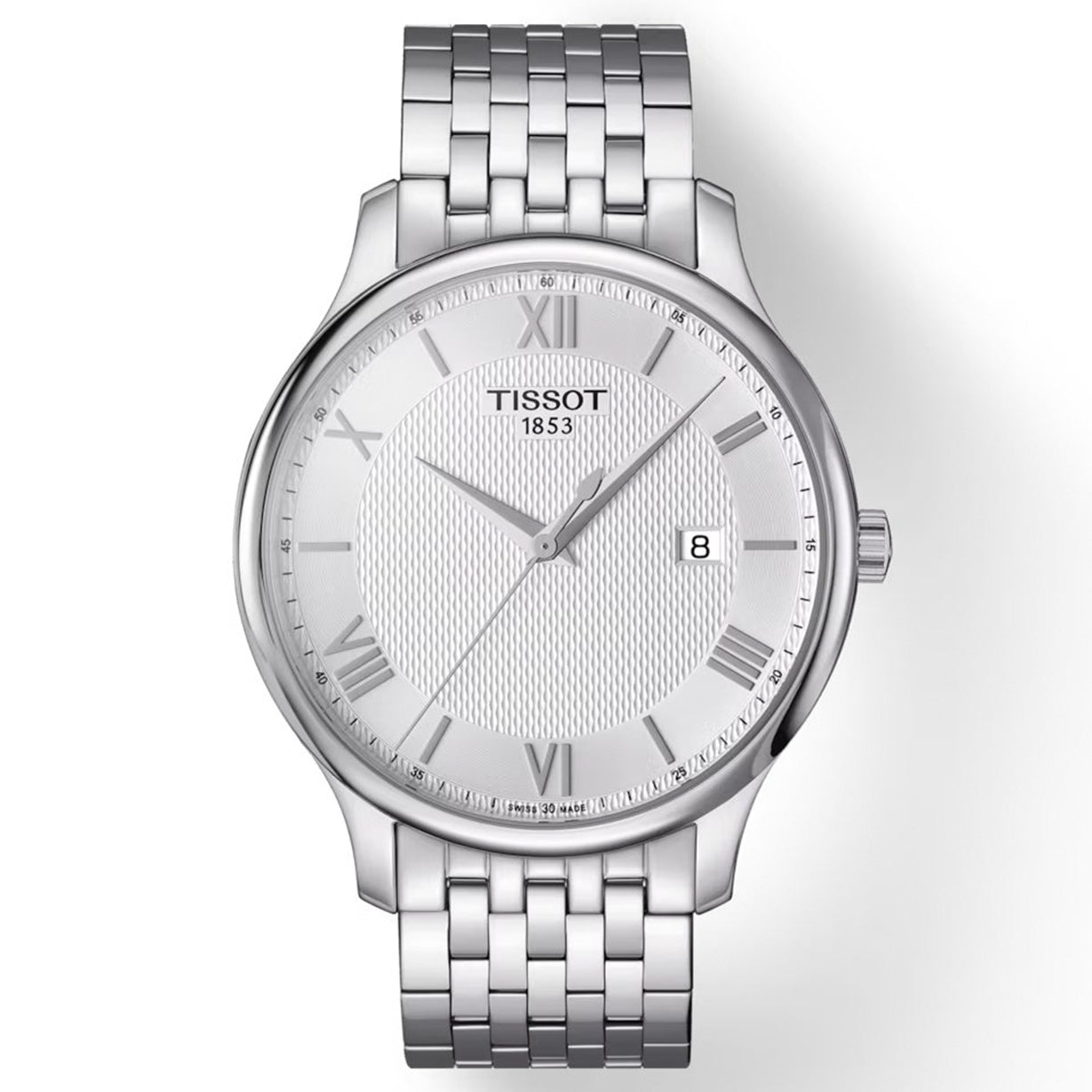 Tissot T-Classic Silver Dial Men 42mm