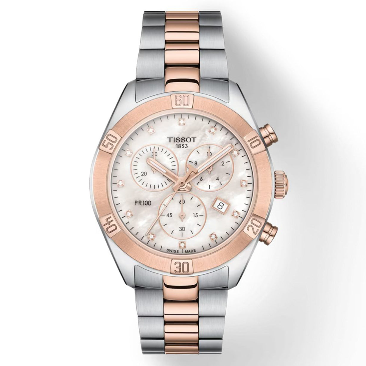 Tissot T-Classic White Mother-Of-Pearl Dial Women 38mm