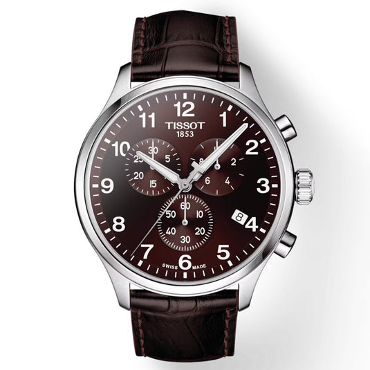 T-Sport Chrono XL Classic Brown Leather