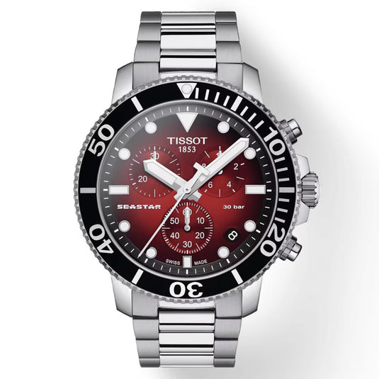 T-Sport Seastar 1000 Quartz Chronograph Graded Red-Black