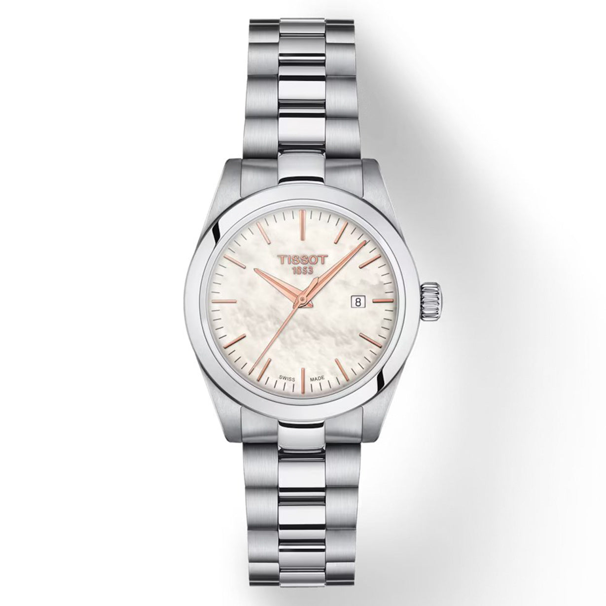 Tissot T-Classic White Mother-Of-Pearl Dial Women 29.3mm