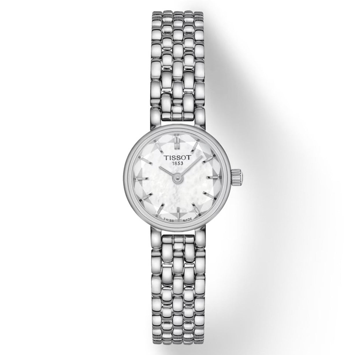Tissot T-Lady White Mother-Of-Pearl Dial Women 19.5mm