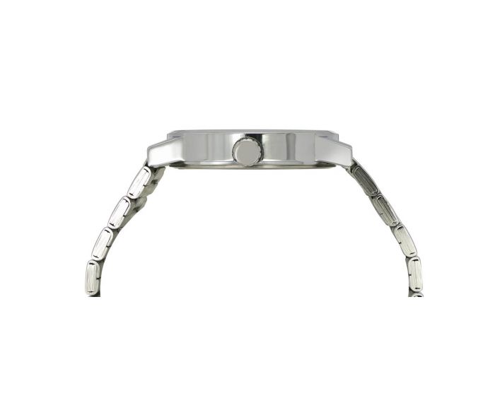 Helix Men White Dial Stainless Steel Strap