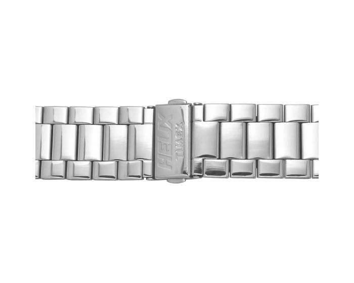 Helix Analog Men Silver Stainless Steel Strap
